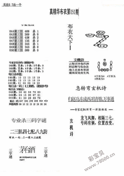 福彩3D图谜总汇全图缩略图