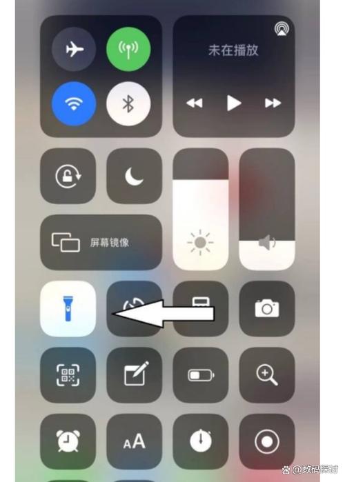 苹果电筒怎么打不开了
