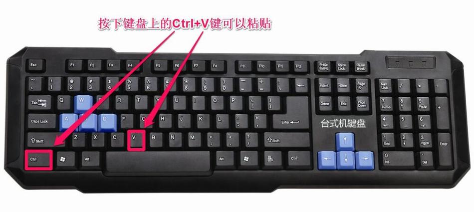 电脑键盘复制按哪个键