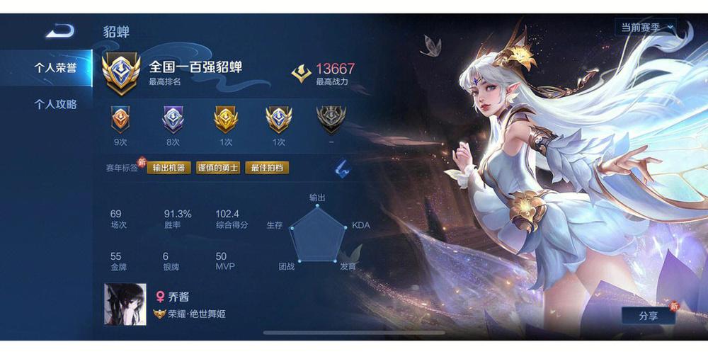 国服最强貂蝉是谁