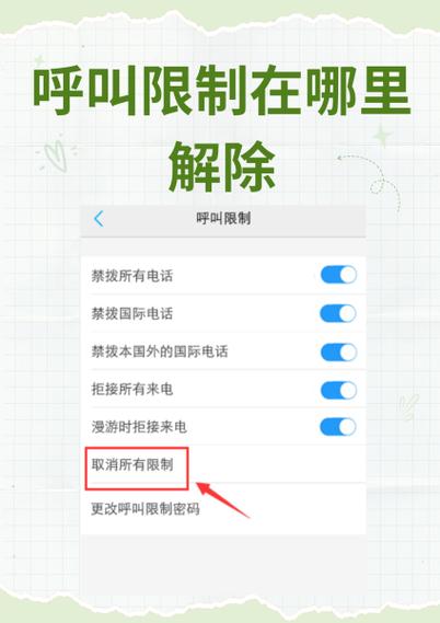 呼叫限制的初始密码是多少