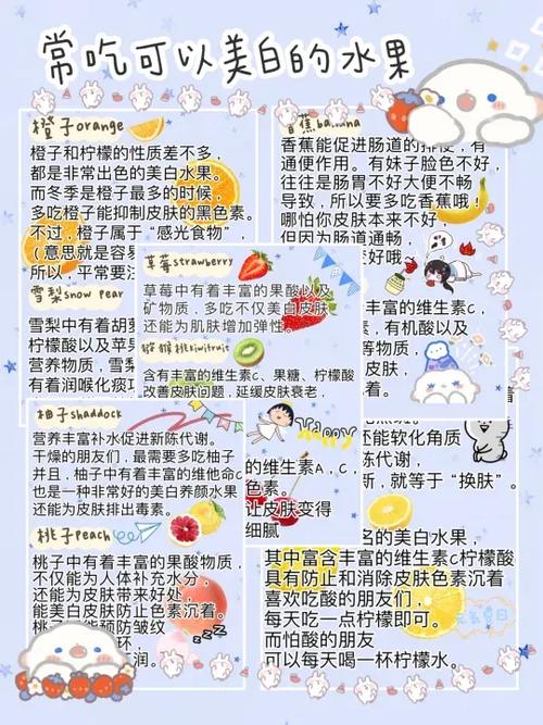 什么水果可以美白