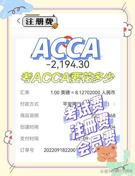 acca考下来需要几万