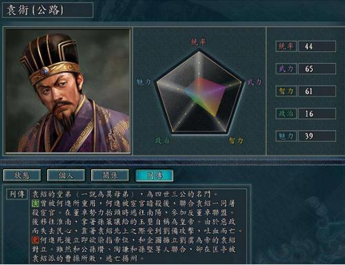 三国志11群雄割据袁术