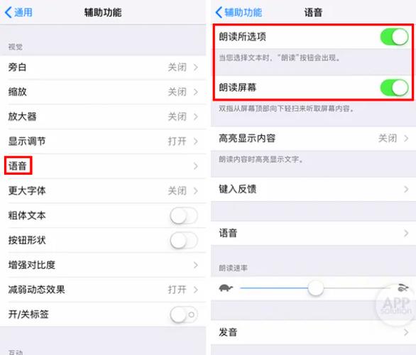 苹果朗读功能怎么关闭