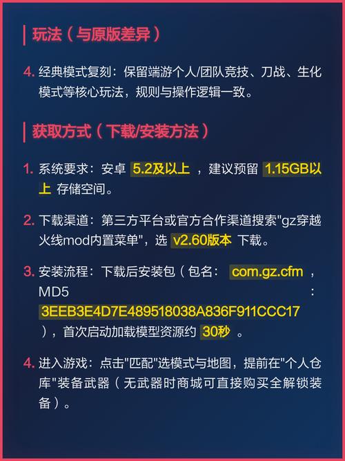 穿越火线GF内置菜单版原版游戏截图
