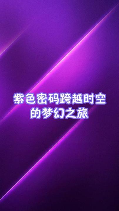 紫色密码的真实历史