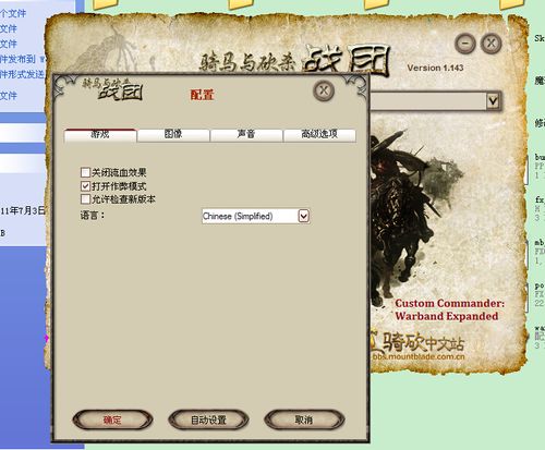 骑马与砍杀初始选择