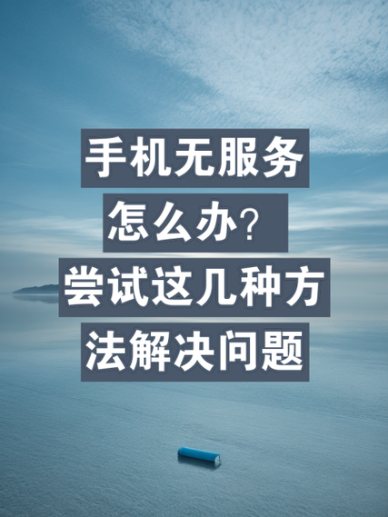 手机突然无服务了怎么回事