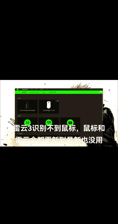 雷云3为什么检测不到鼠标