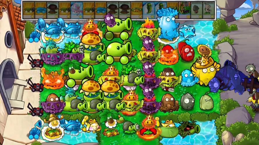 植物大战僵尸之僵尸大战植物版中文字幕游戏截图