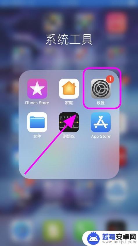 苹果手机设置没有了怎么弄出来