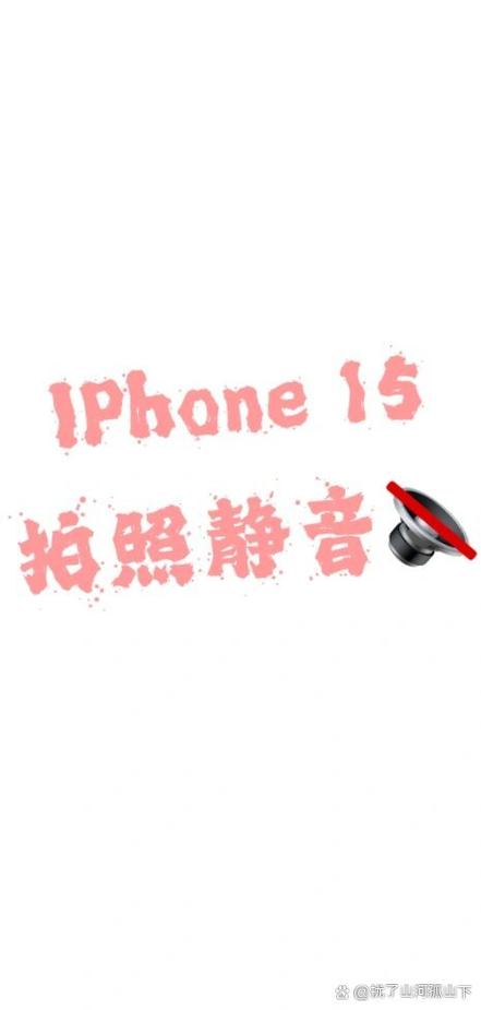 苹果手机怎么去掉拍照声音