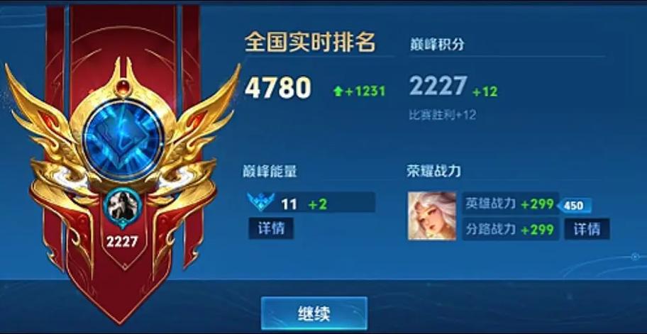 王者荣耀巅峰赛荣耀战力加成移动版游戏截图