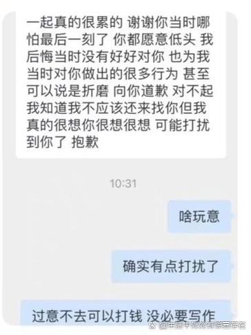 前任说我发消息打扰他了怎么回复