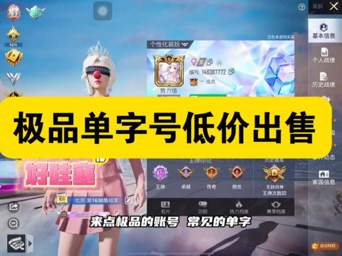 和平精英单字id生成器2022测试版游戏截图