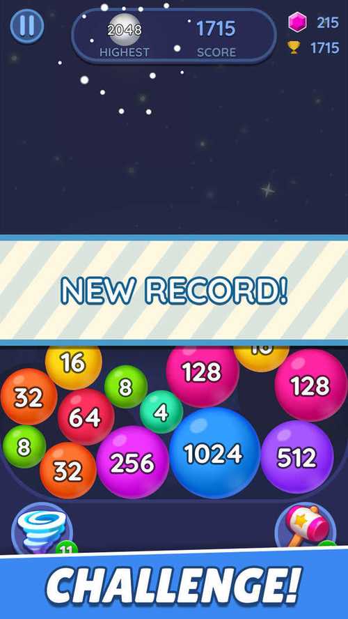 魔力球球2048红包版
