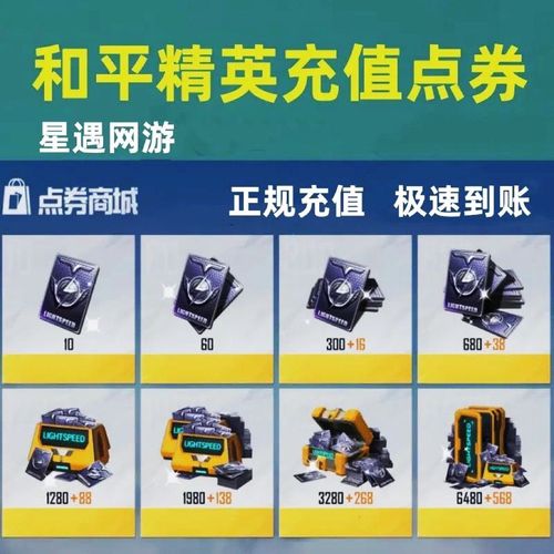 和平精英免费充值