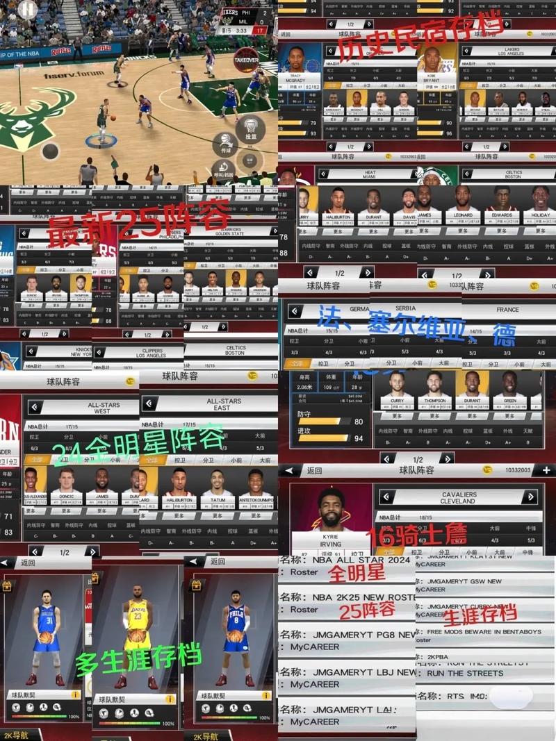 nba2k20最新存档阵容通用版