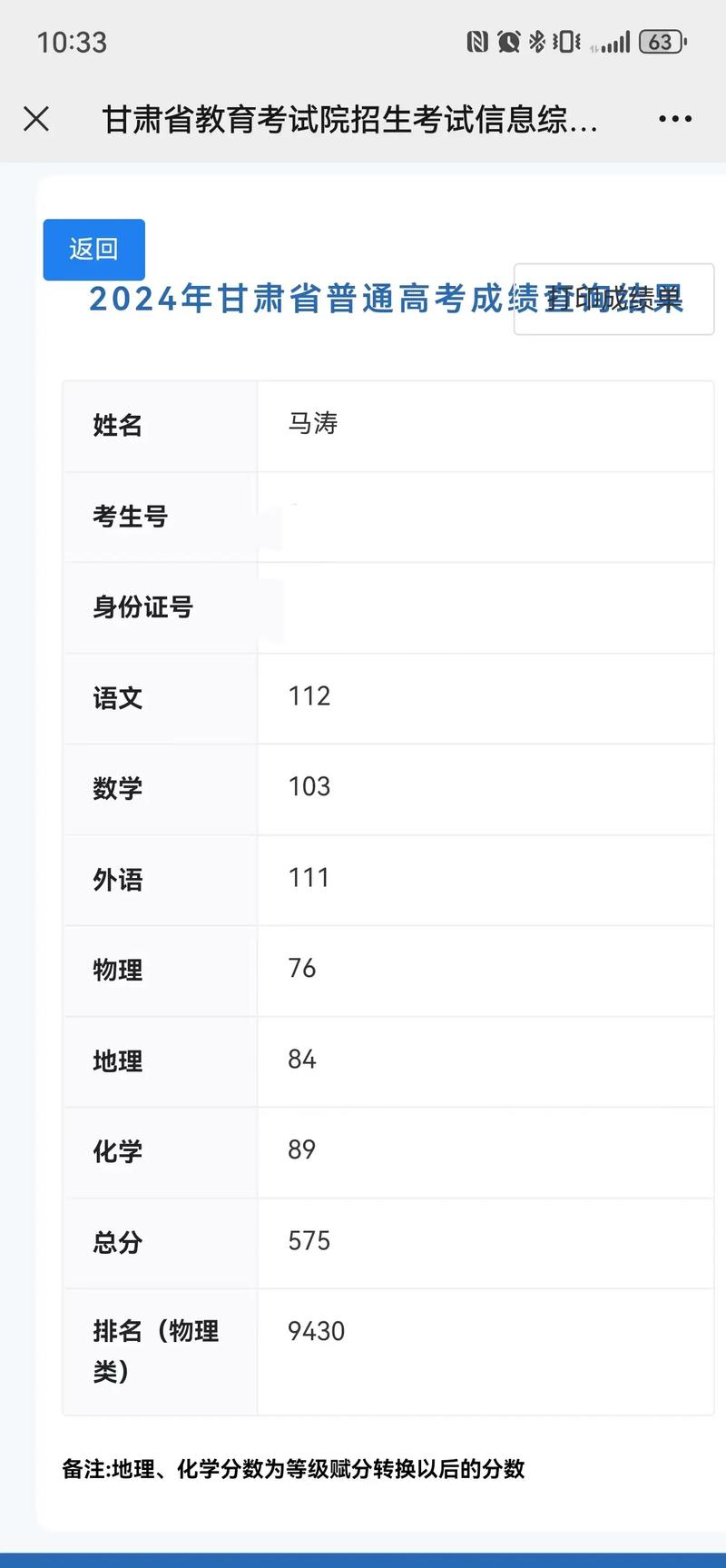 高考成绩单生成器游戏截图