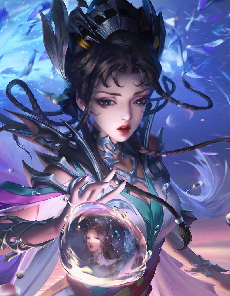 芈月白晶晶皮肤大招无限次数版游戏截图