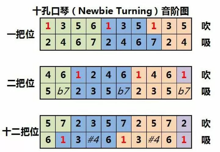 口琴常用的哪几种调